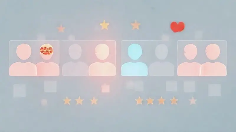 ilustração conceitual representando opiniões e feedback de clientes sobre produto